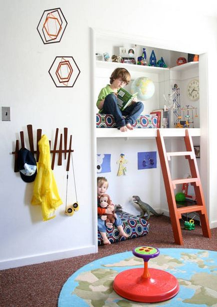 design interesant de camere de copii - 33 de idei