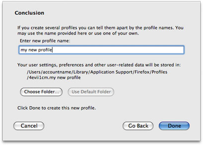 Utilizarea Profile Manager pentru a crea și șterge profilurile de firefox, cum sa, suport mozilla