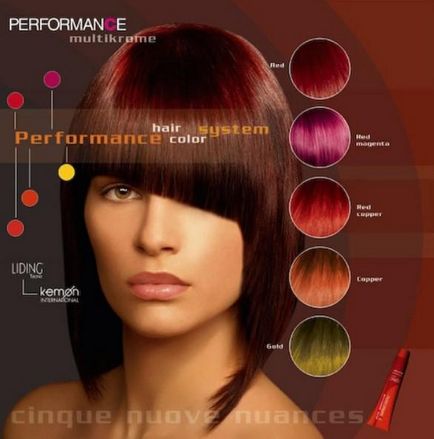 păr italian de colorare brelil profesionale, kapous