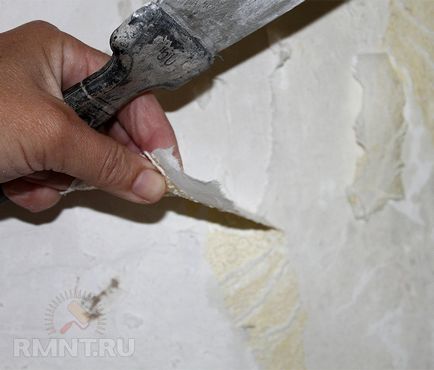Cum de a elimina rapid tapet vechi din pereți (pereții pentru a îndepărta imaginea de fundal) Cum de a elimina rapid tapet vechi din pereți
