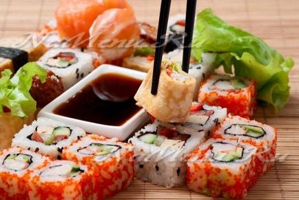 Care sunt diferitele tipuri de role și sushi, iar compoziția lor