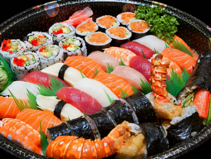 Care sunt tipurile de sushi și role