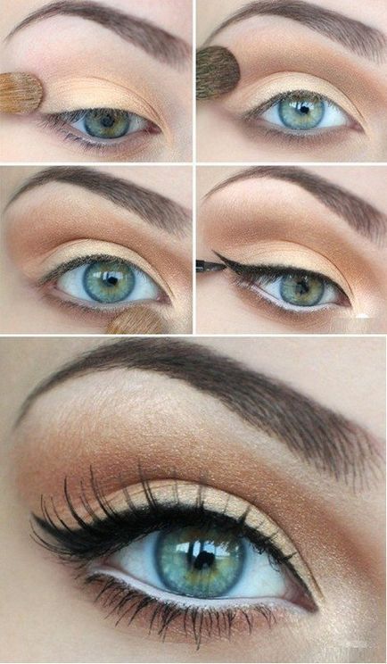 Ce ar trebui să fie sub machiaj rochie albastră (rochie) Ce ar trebui să fie un make-up sub rochie albastră