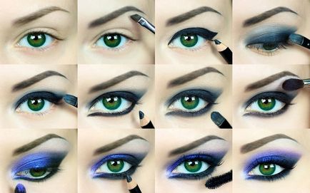 Ce ar trebui să fie sub machiaj rochie albastră (trebuie) Ce ar trebui să fie un make-up sub rochie albastră