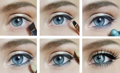 Ce ar trebui să fie sub machiaj rochie albastră (rochie) Ce ar trebui să fie un make-up sub rochie albastră