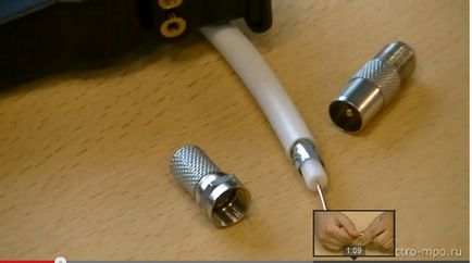 Cum să trișeze pe cablul de antenă f plug - articole, echipamente de conectare, sfaturi utile
