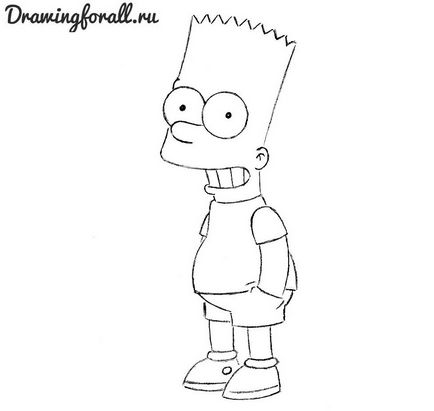 Cum să atragă Bart Simpson