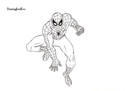 Cum de a desena Spiderman în etape