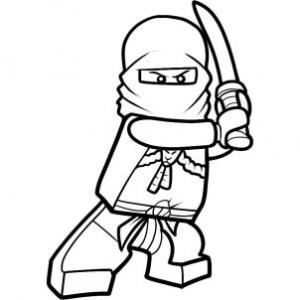 Cum să atragă un ninja lego du-te