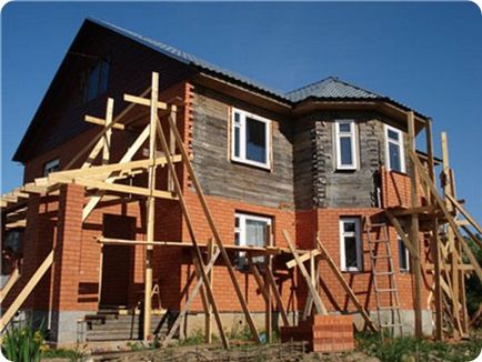 Cum de a impune (oblitsevat) cărămidă casa de lemn - tehnologie de lucru si calcul al costurilor