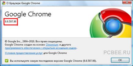 Cum pot actualiza Google Chrome (Google Chrome)