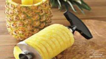 Cum de coaja si se taie ananasul în diferite moduri