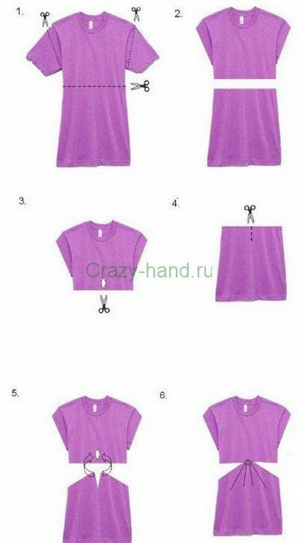 Cum de a modifica un tricou cu propriile mâini, Blogger annaangel on-line 24 aprilie 2013, o barfa