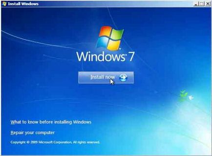 Cum să reinstalați Windows 7 fără un disc și flash drive la computer, laptop