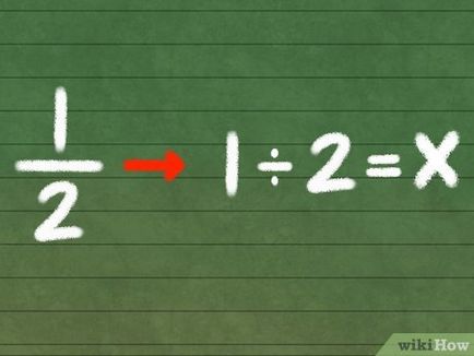 Cum se traduce fracții comune într-o zecimală 1