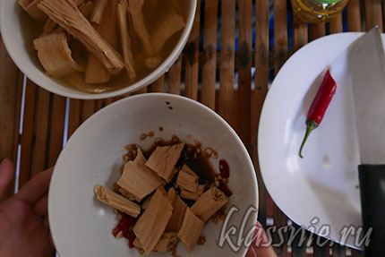 Cum de a găti sparanghel soia - Fuzshi una dintre retetele cele mai delicioase, o mare vegetariană
