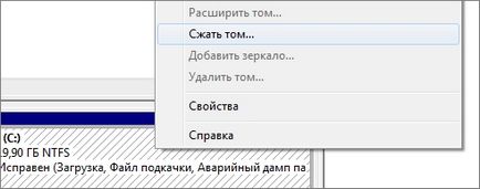 Cum să împartă un hard disk în două în ferestrele