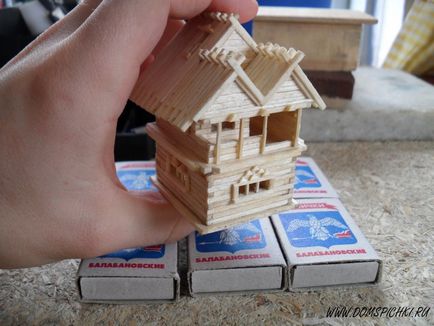 Cum de a face o casă din matchsticks scheme, fotografii, videoclipuri și instrucțiuni