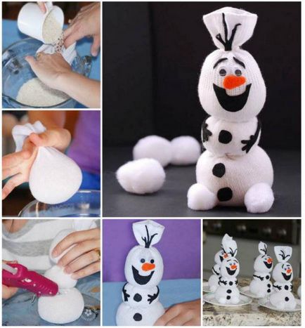 Cum de a face un ciorap om de zăpadă să învețe!