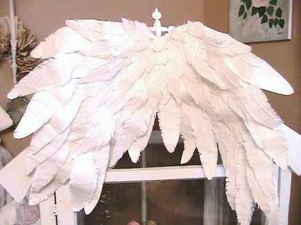 Cum sa faci aripi de înger pentru copii costum de hîrtie cu propriile mâini