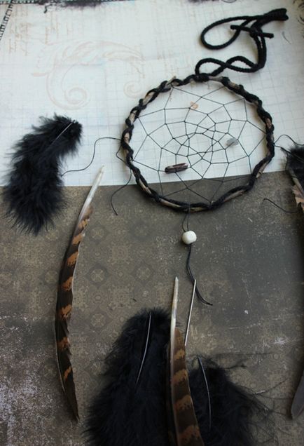 Cum sa faci o Dreamcatcher cu propriile lor mâini - o clasă de master și idei Talisman amuletă, dulce casa - mână