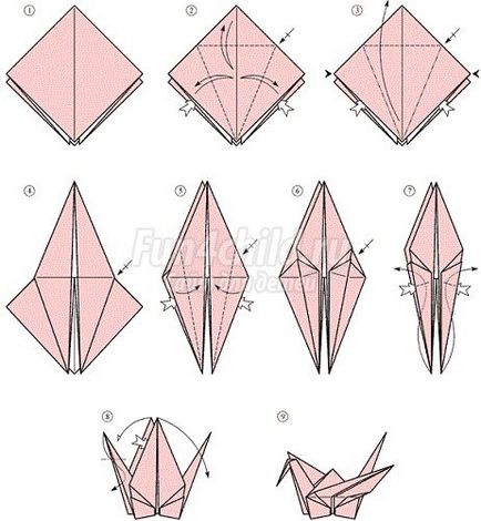 Cum de a face origami de hârtie foto, ideile și cursuri de masterat