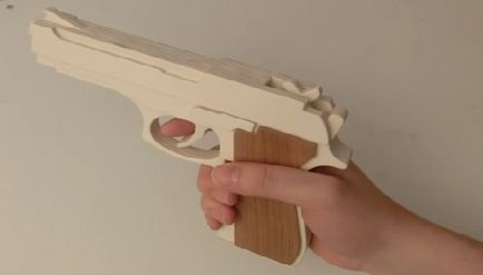 Cum sa faci un pistol din lemn, realizate manual