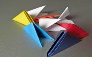Cum sa faci o pasăre de hârtie