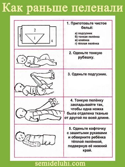 Cum să coase scutece pentru nou-născuți