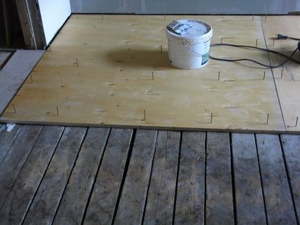 Cum de a pune linoleum pe podea de lemn pas cu pas