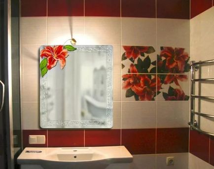 Cum de a decora un cadru oglindă cu mâinile modul de a decora baie și să actualizeze decorul vechi