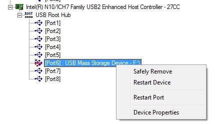 Cum pot găsi informații despre hub-uri USB și porturi