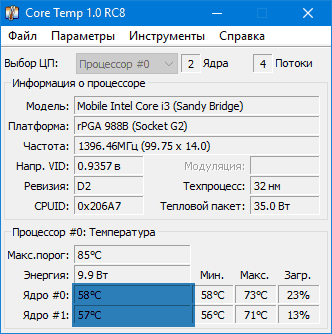 De unde știi temperatura procesorului (temperatura) De unde știi temperatura procesorului
