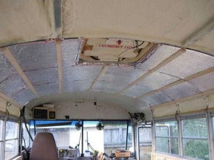 casă mobilă confortabilă de autobuz școlar
