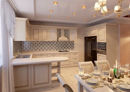 bucătărie-sufragerie (44 poze) plan de combinat facilități de bucătărie ca zone separate pentru punct de vedere vizual