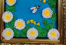 Tehnica Quilling pictura cu propriile sale mâini, schema de hârtie, o clasă de master cu pas cu pas fotografii, pentru o mare