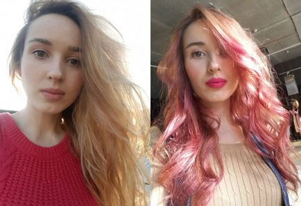 Experiența personală ca am vopsit părul roz strălucitor