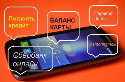 banca mobilă Sberbank, modul de a conecta acest serviciu pe hartă