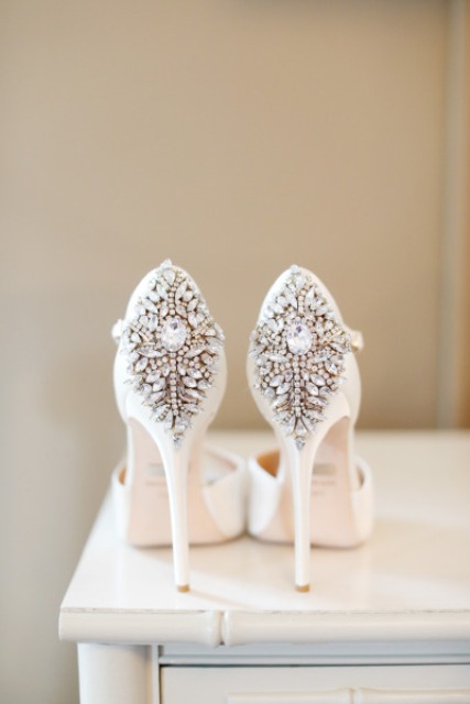 Moda pantofi de nunta fotografie