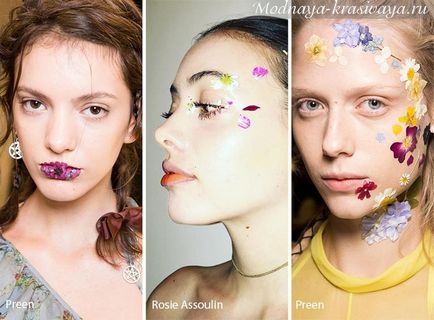 Moda machiaj de primăvară-vară 2017- 80 fotografii pline de culoare de produse noi