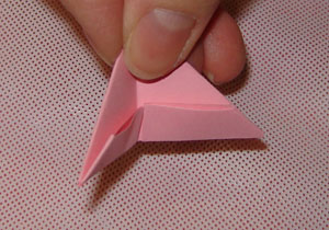 hârtie de origami modular modul de a face un modul triunghiular