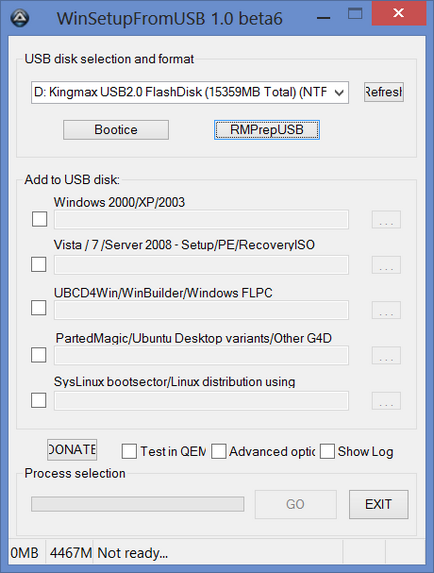 unitate flash Multiboot (multiboot) stick de multiboot