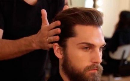 Coafura de păr scurt pentru bărbați și păr de lungime medie