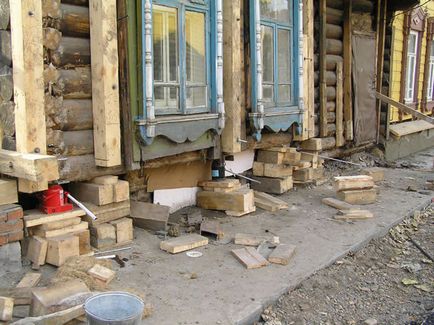 La casa veche o nouă fundație poate fi construit cu propriile mâini