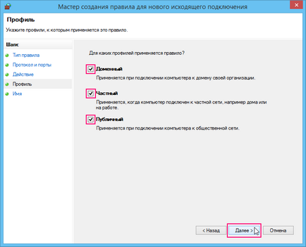 Configurarea firewall-ul în Windows 8