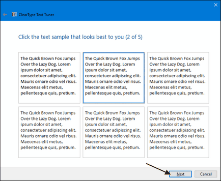 Setarea ClearType în Windows 10