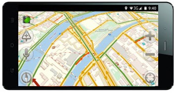Navigator pentru Android smartphone