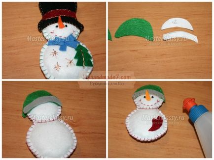snowmen de Crăciun cu mâinile lor cele mai bune idei și cursuri de master cu fotografii
