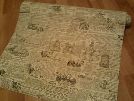 Wallpaper Ziar de acoperire ziar în loc de finisare și de lipire un capac, manual, video și fotografii