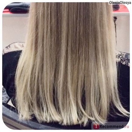 Colorarea părului Ombre (Ombre balayazh, care se întinde de culoare) - „mina de platină acum și colorare la modă